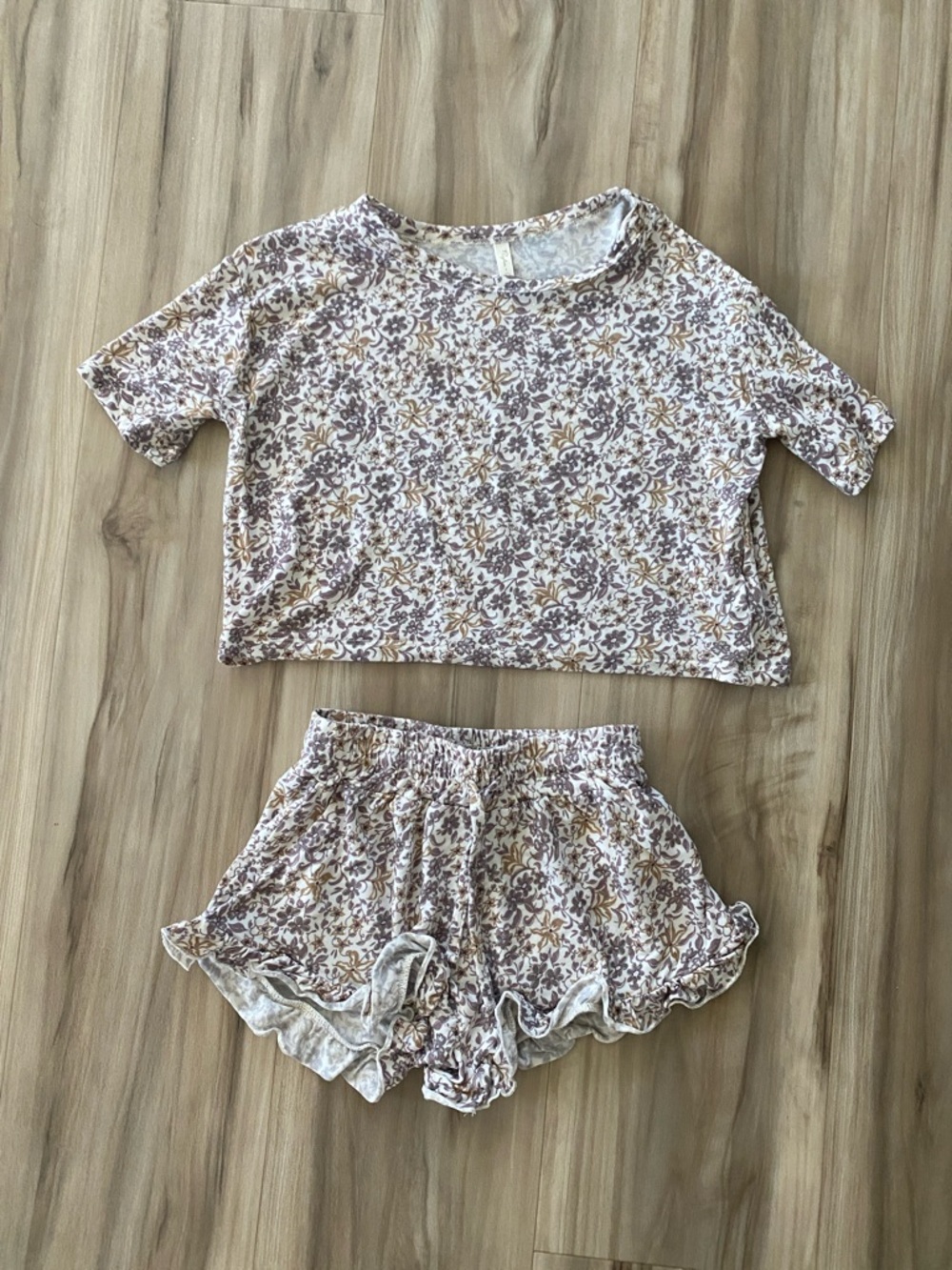 Rylee + Cru 18-24 month Floral Cotton Kids Matching Set